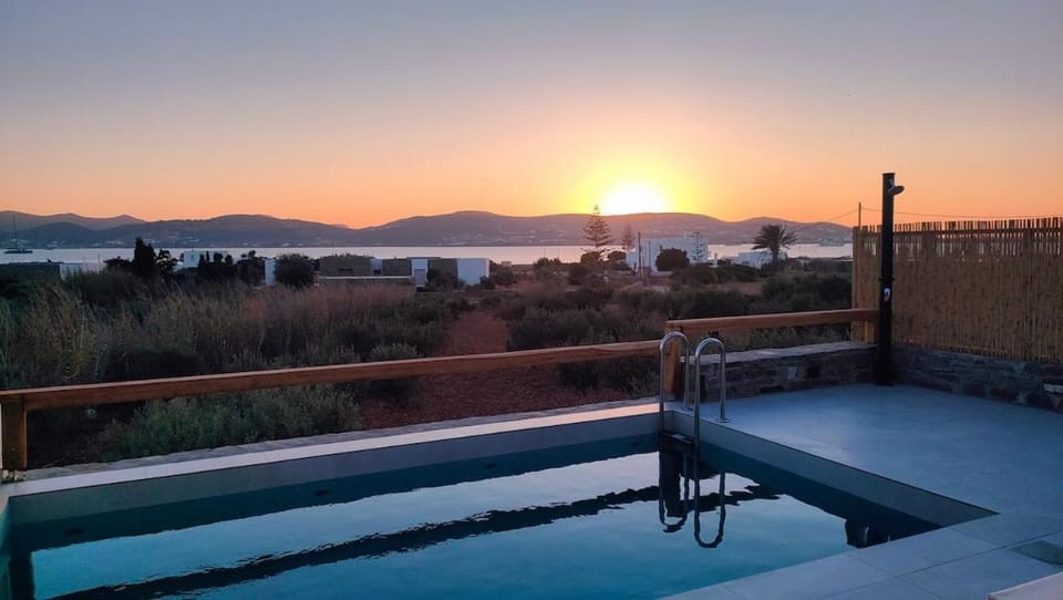 Natural landscape, Pool view, Sea view, Swimming pool, Sunset