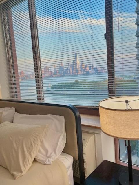 Bed, Bedroom, City view, River view