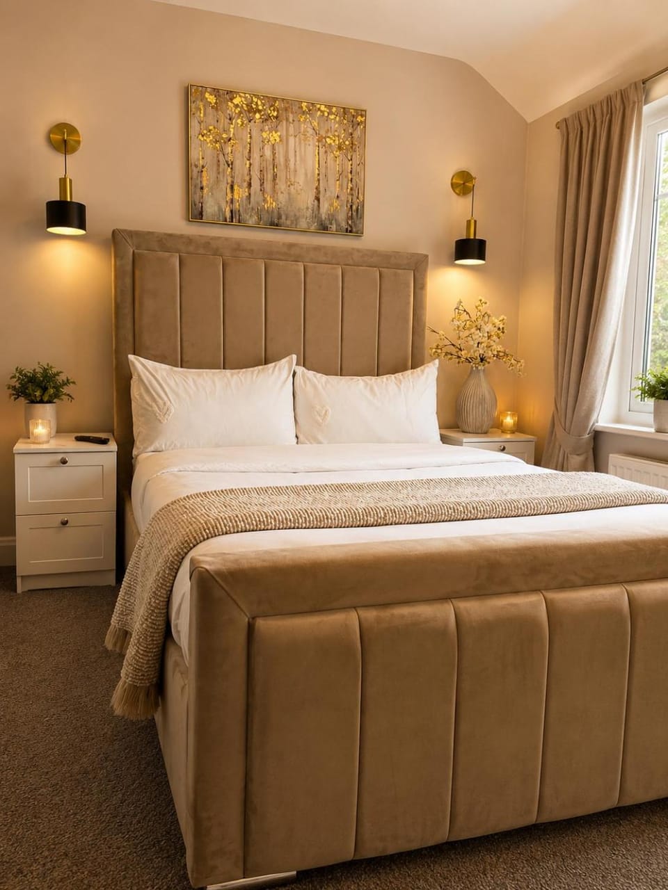 Bed, Bedroom