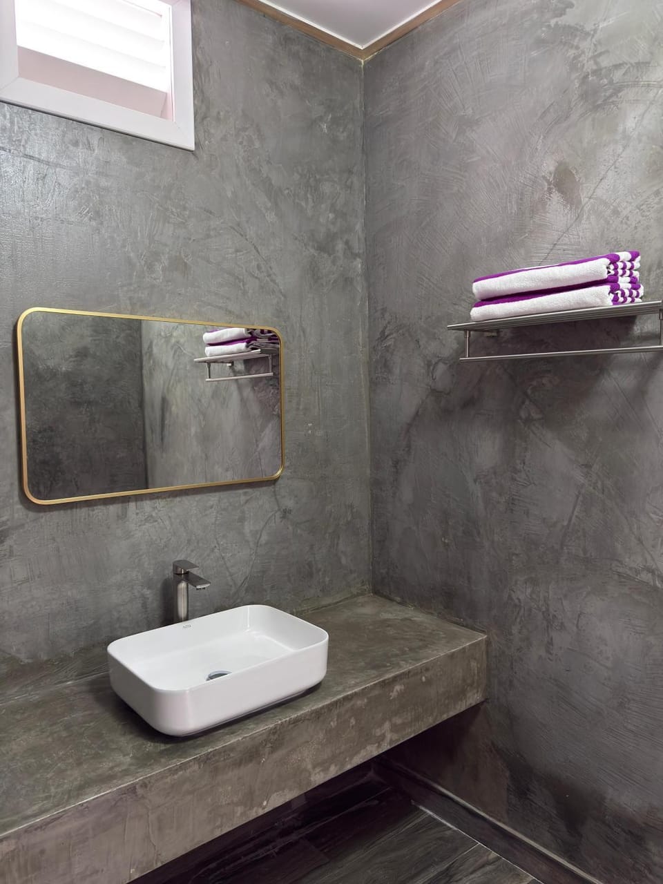 Bathroom, Open Air Bath, towels
