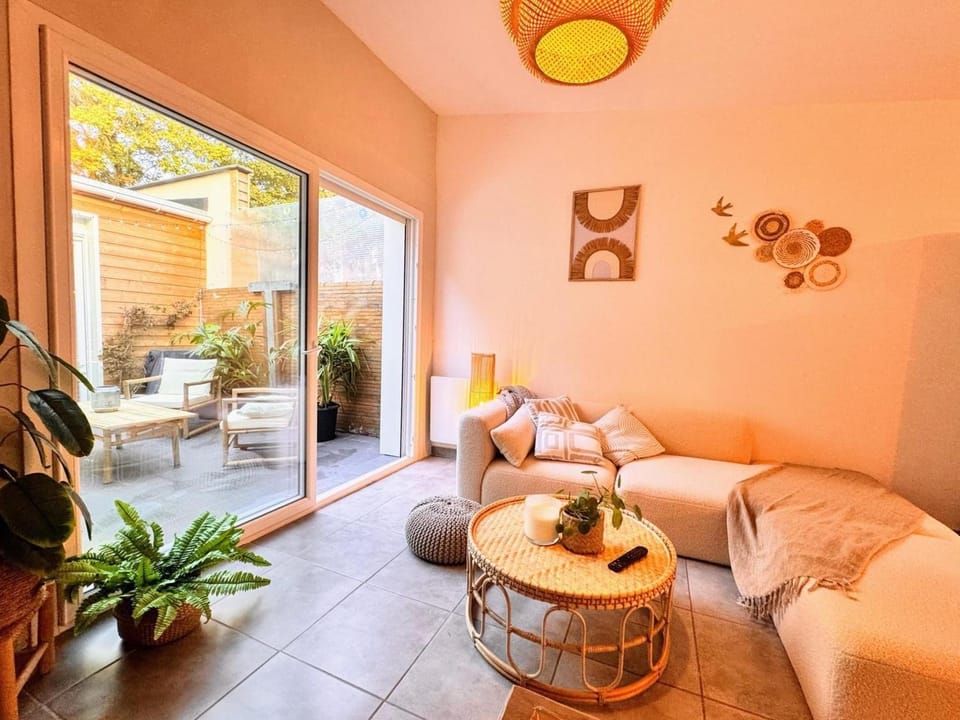 Patio, Living room, Seating area