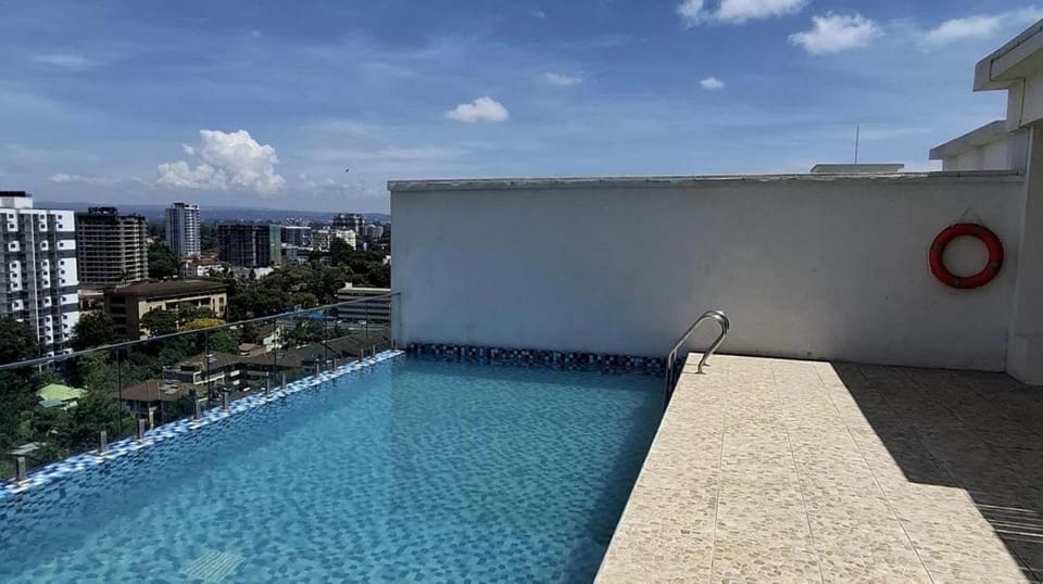 Property building, Pool view, Swimming pool