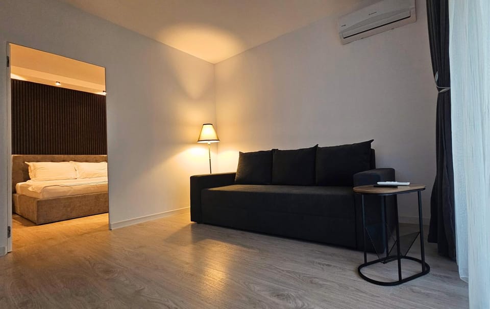 Living room, Seating area, Bedroom, air conditioner
