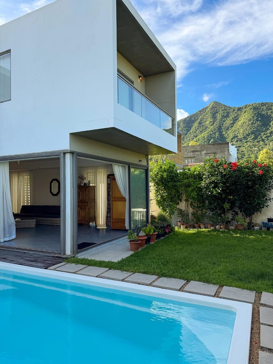 Garden, Mountain view