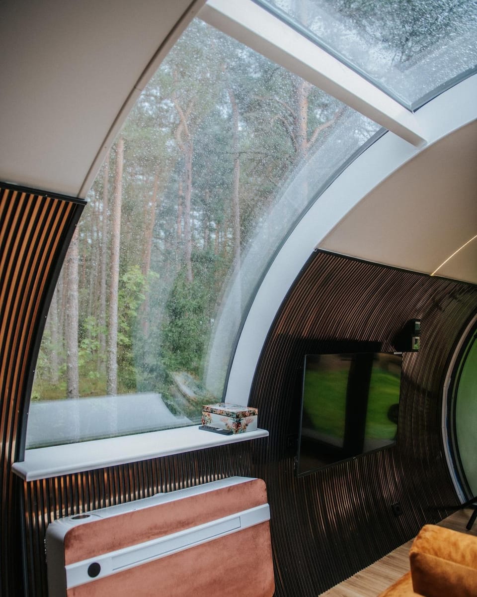 Panoramic Tube with Sauna & Hot Tub House in Harju County, Estonia
