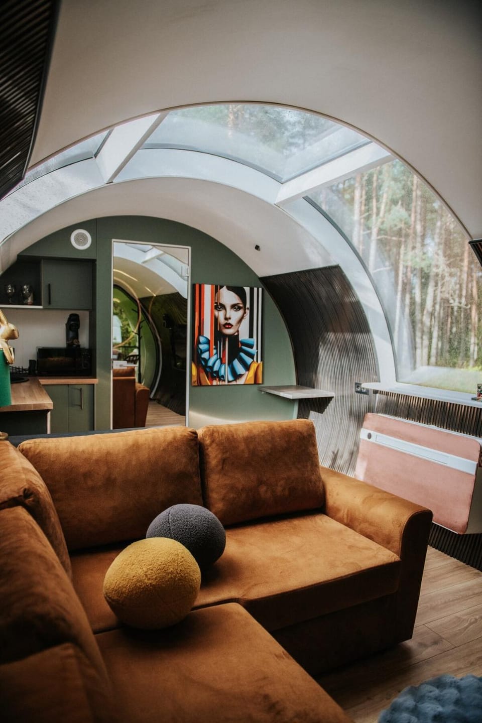 Panoramic Tube with Sauna & Hot Tub House in Harju County, Estonia