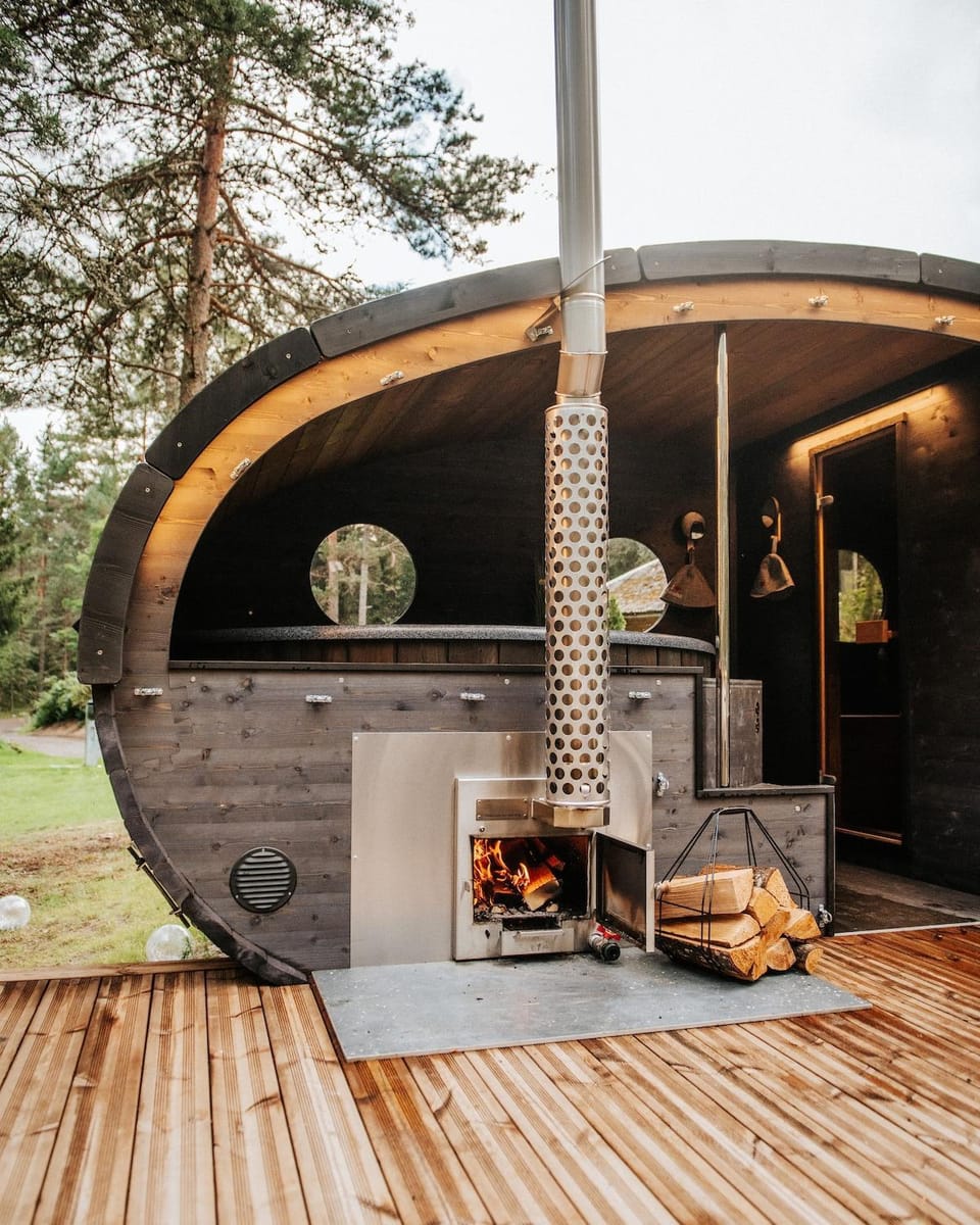 Panoramic Tube with Sauna & Hot Tub House in Harju County, Estonia