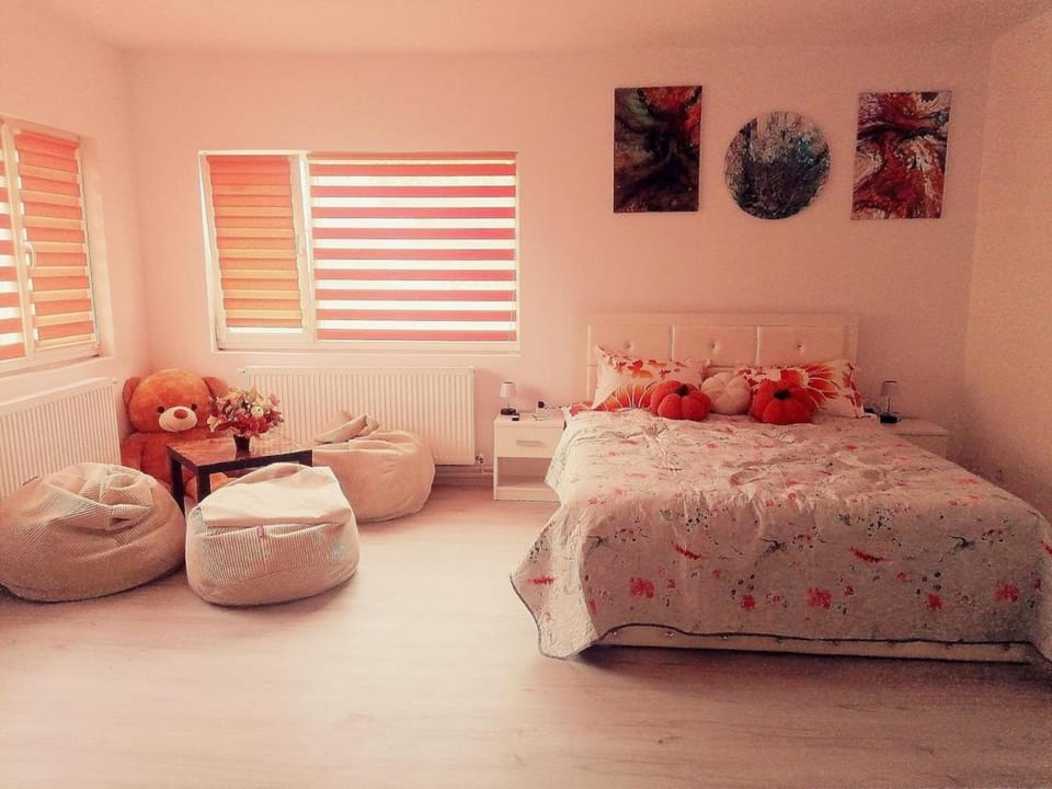Bed, Living room, Photo of the whole room, Bedroom