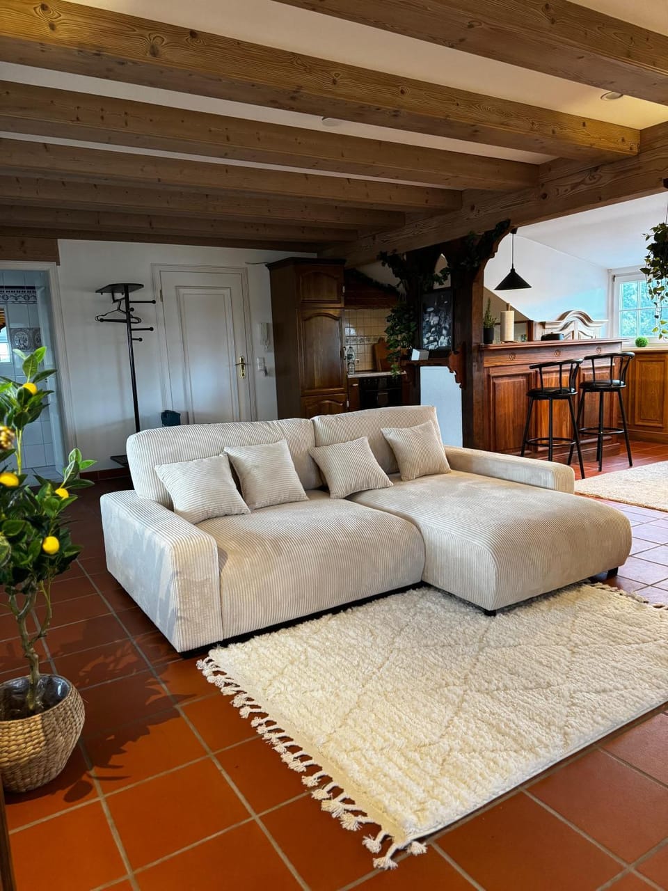 Kitchen or kitchenette, Living room
