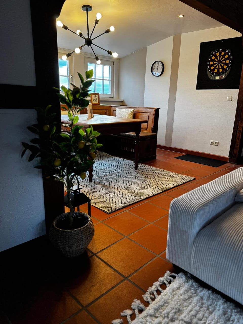 Living room, Seating area, Dining area