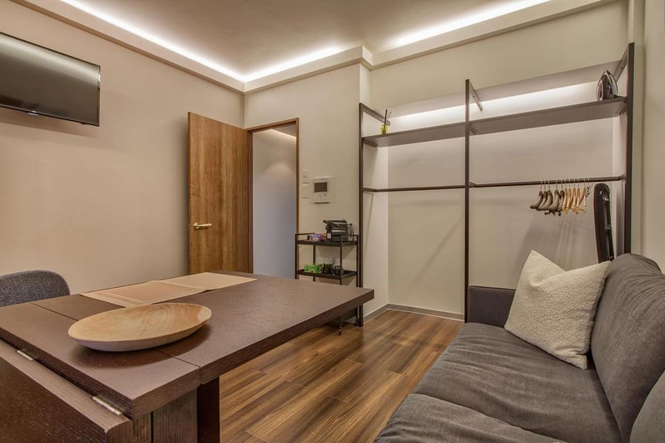 Living room, wardrobe