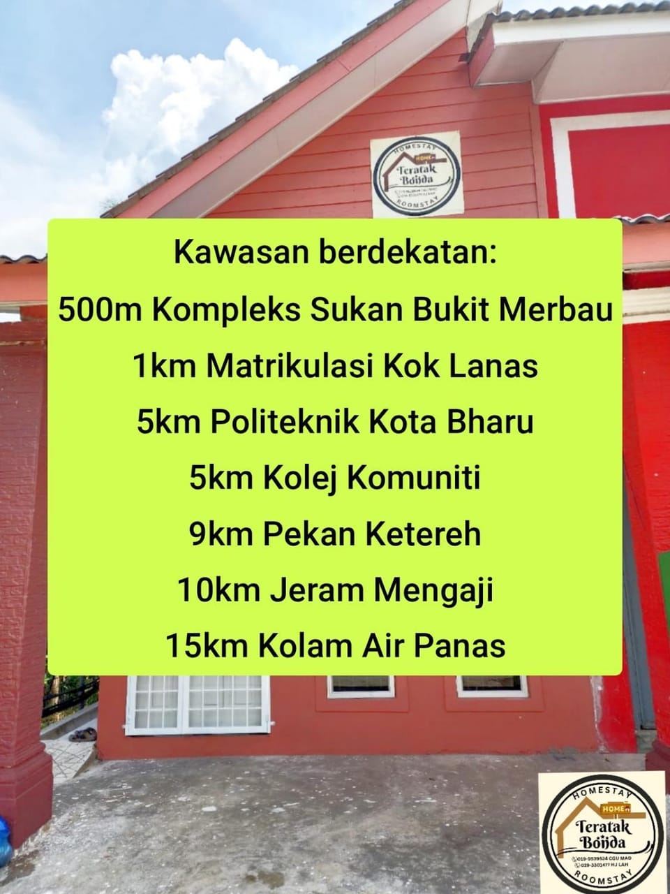 Nearby landmark, Neighbourhood, Area and facilities