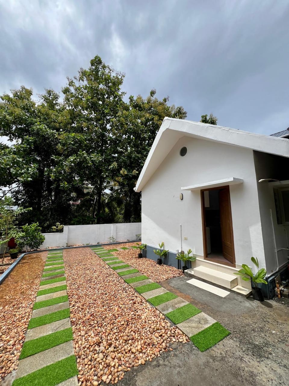 Property building, Garden view