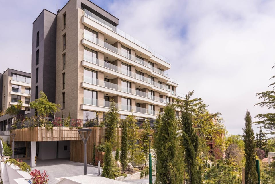 Property building, Spring, Day