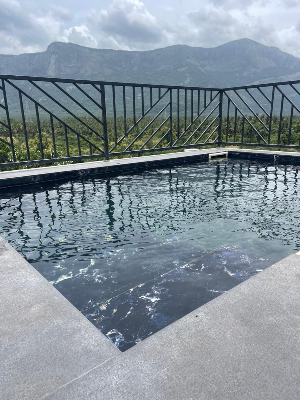 Natural landscape, Mountain view, Pool view, Swimming pool