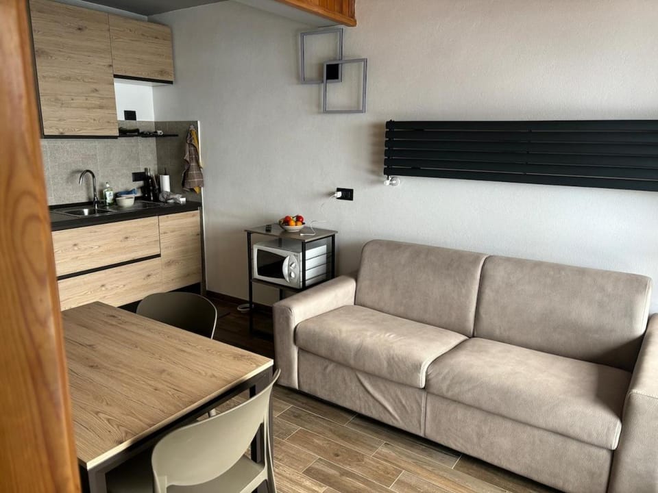 Kitchen or kitchenette, Living room