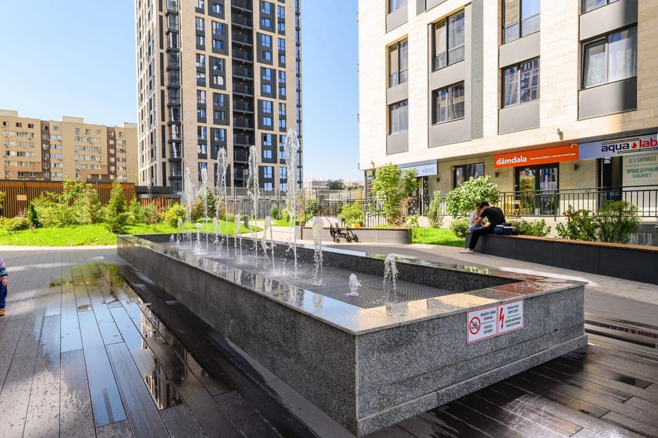 Новая, тихая, уютная квартира в ЖК Бизнес-класса с красивым видом Apartment in Almaty