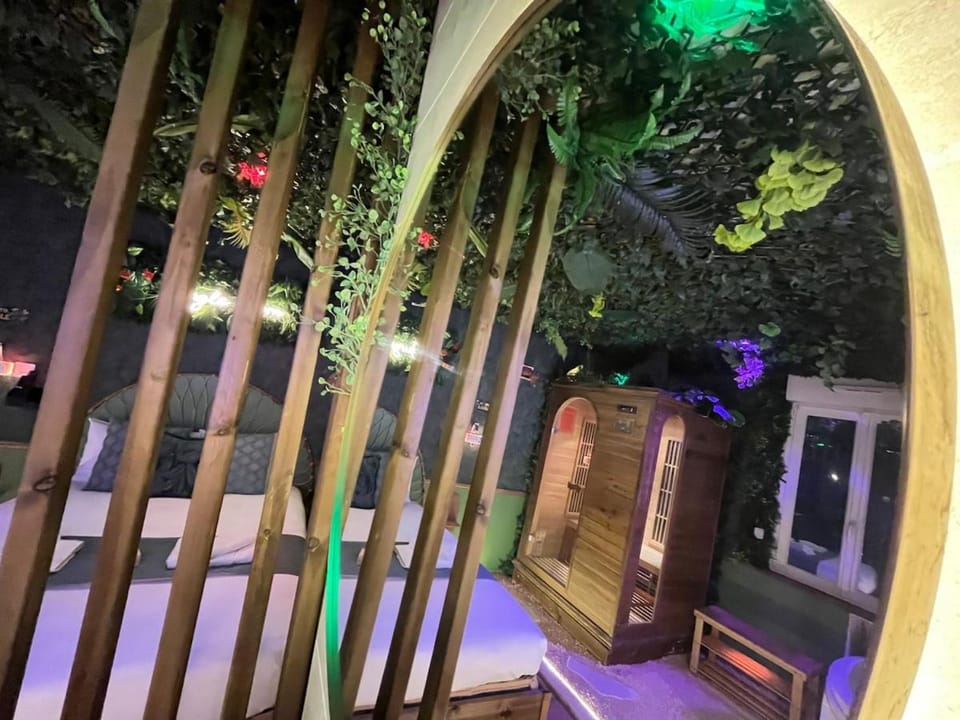 Jungle Room Jacuzzi Ambiance Tropicale Apartment in Epernay
