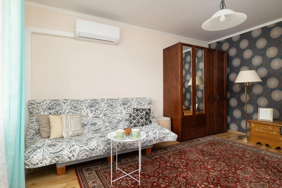 Living room, Photo of the whole room, Seating area, Bedroom, wardrobe, air conditioner