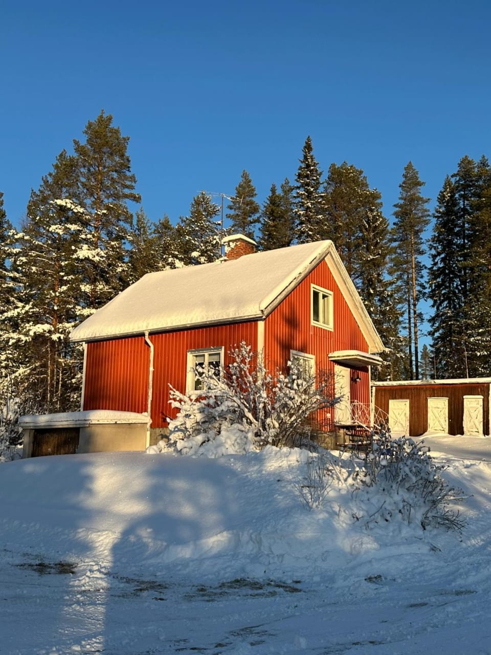Property building, Day, Winter