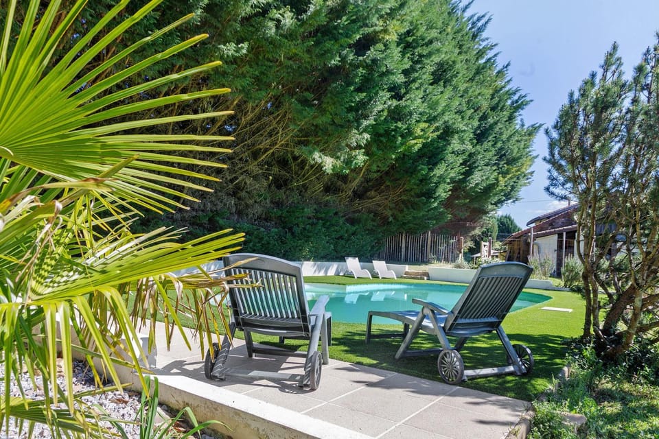 Property building, Living room, Swimming pool