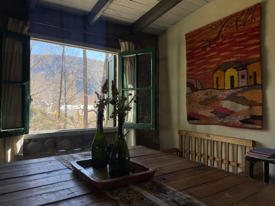 Cabaña de montaña con vista al Cordon del Plata House in Mendoza Province Province