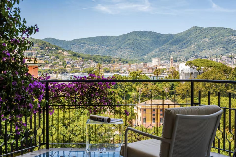 Stunning Portofino Sea View - Free Parking - AC Apartment in Rapallo
