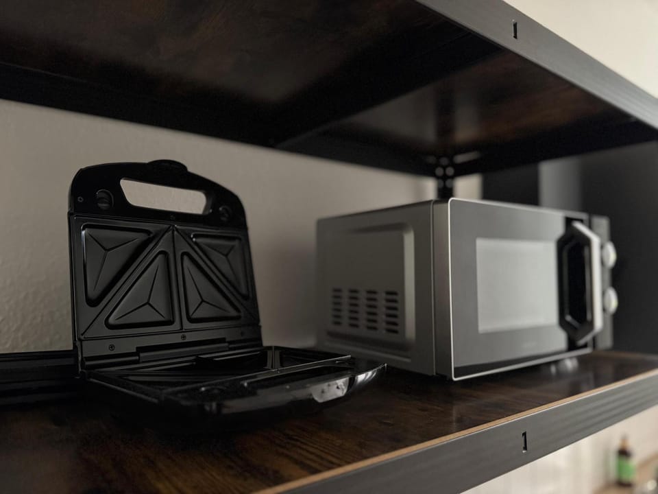microwave, toaster