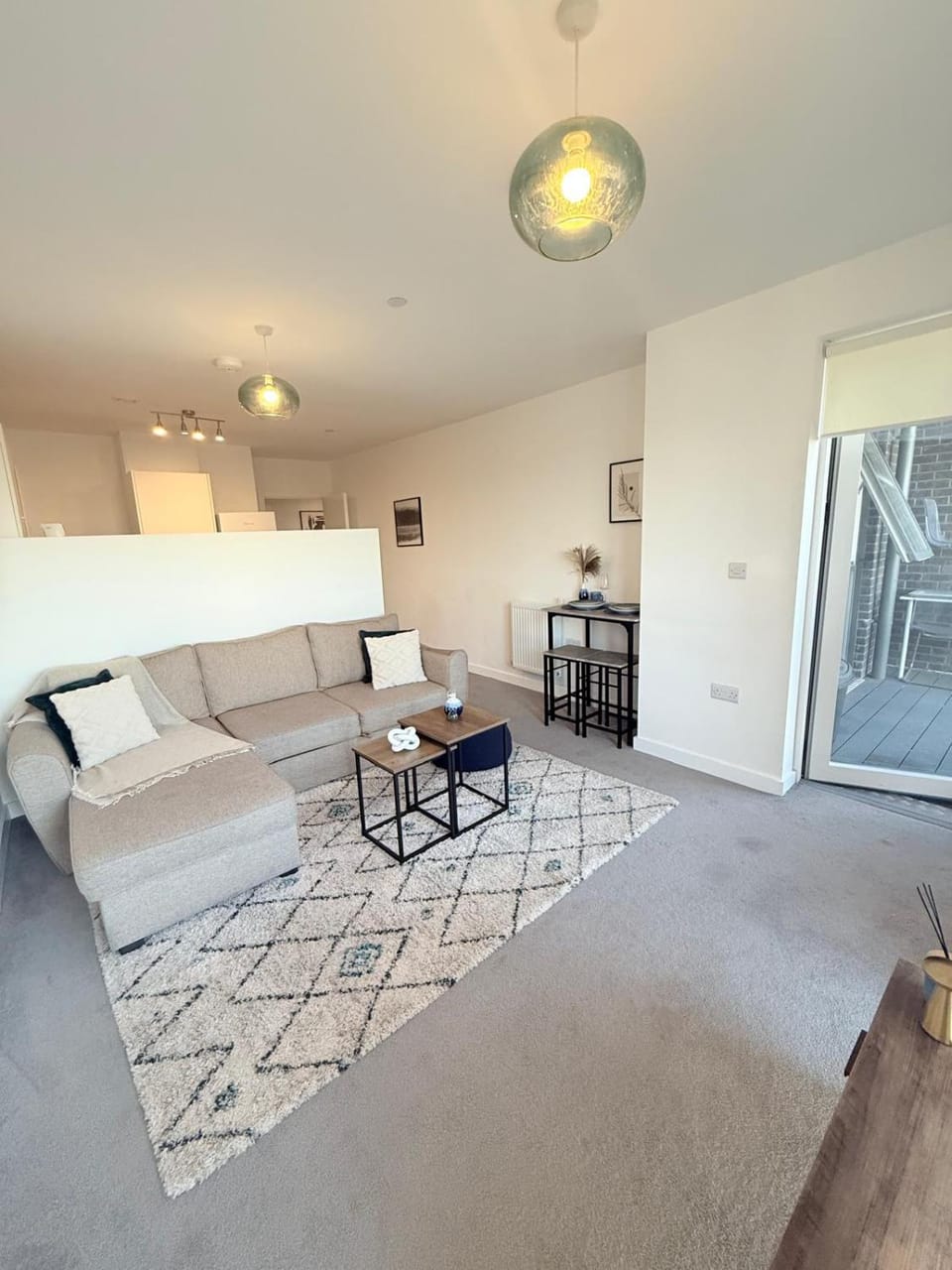 Living room, Seating area, Dining area