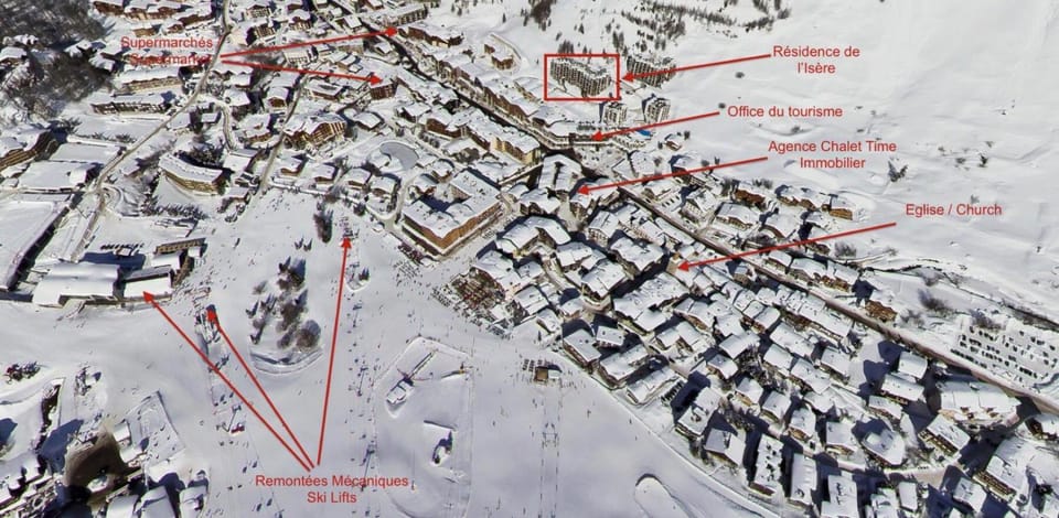 Residence De L'isere - Grand appartement dans le centre MAE-1713 Apartment in Val dIsere