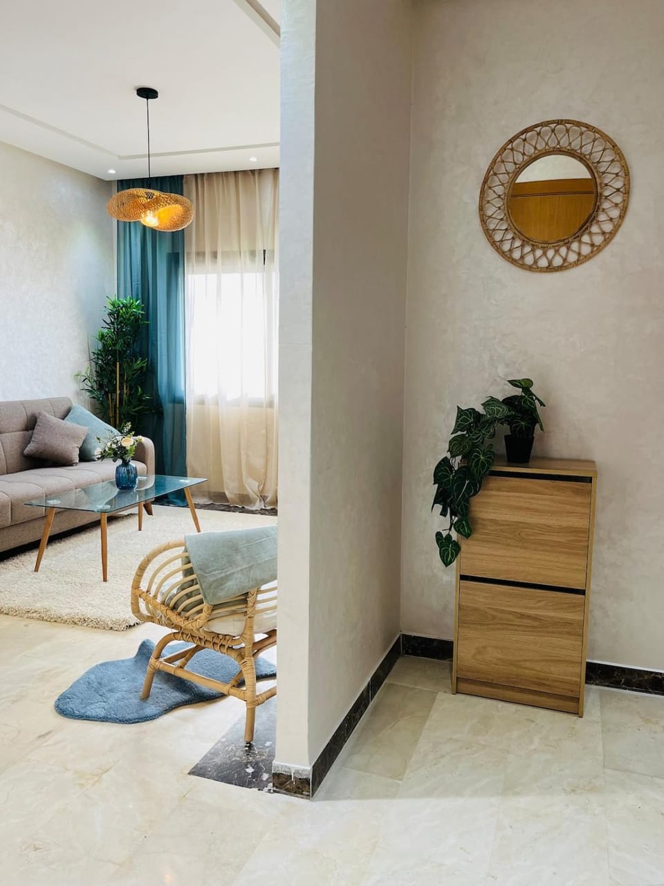 Studio 1 Min Beach - Pool - Air conditioning - Fiber Apartment in Mohammedia