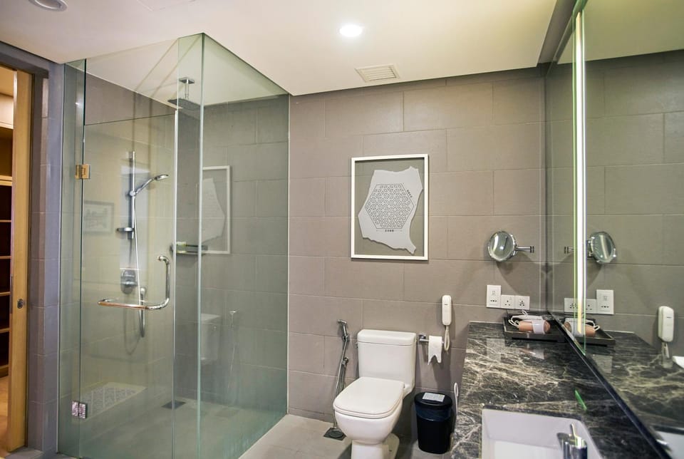 Shower, Toilet, Bathroom, towels