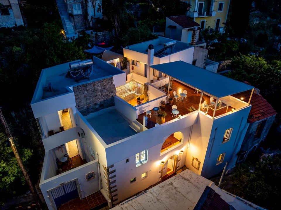 Property building, Night, Balcony/Terrace