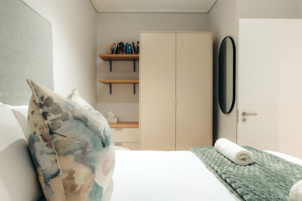 Bed, Photo of the whole room, Bedroom, towels, wardrobe