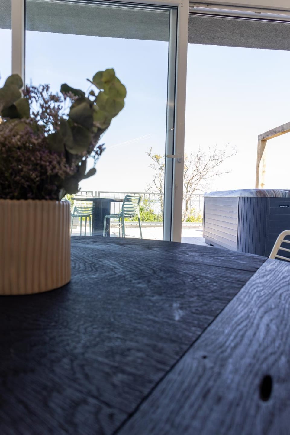 Hot Tub, Hot Tub, View (from property/room), Balcony/Terrace, Dining area