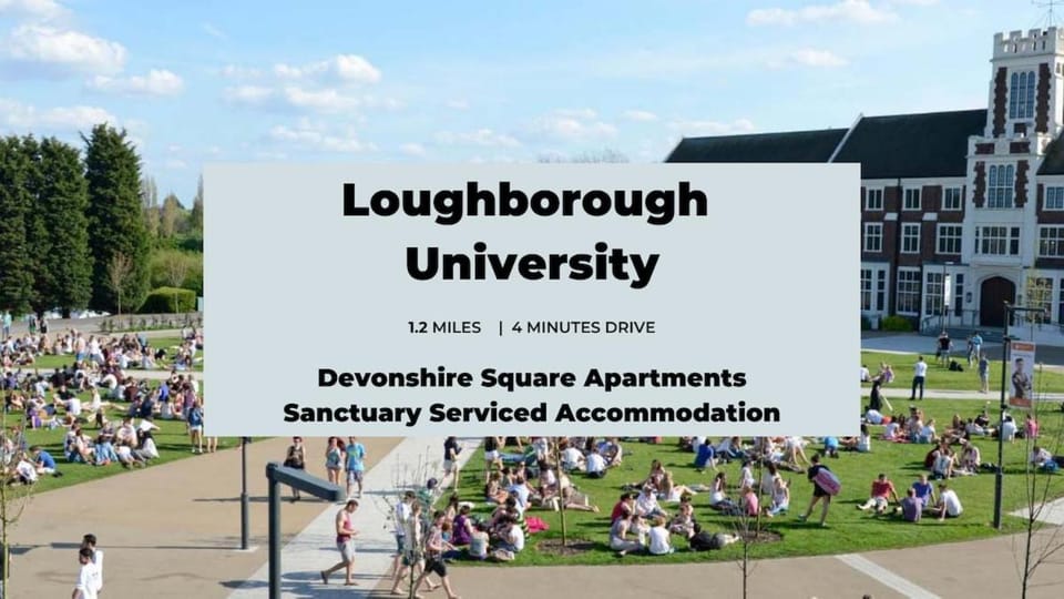 Modern 1BR Apartment Town Centre, Stylish Interior Apartment in Loughborough