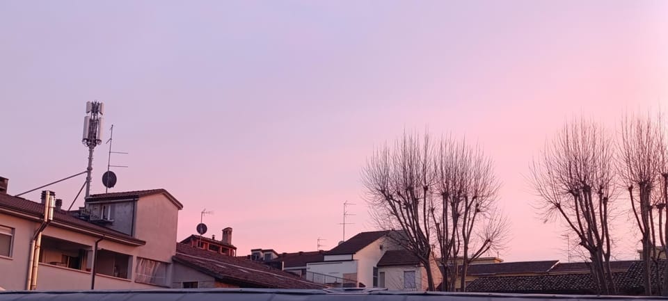 Property building, Sunset