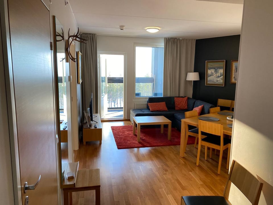 Living room, Seating area, Dining area