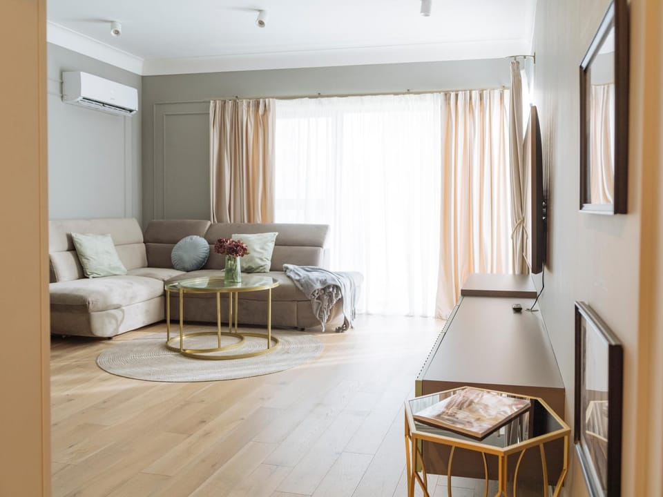 Living room, Photo of the whole room, Seating area, air conditioner