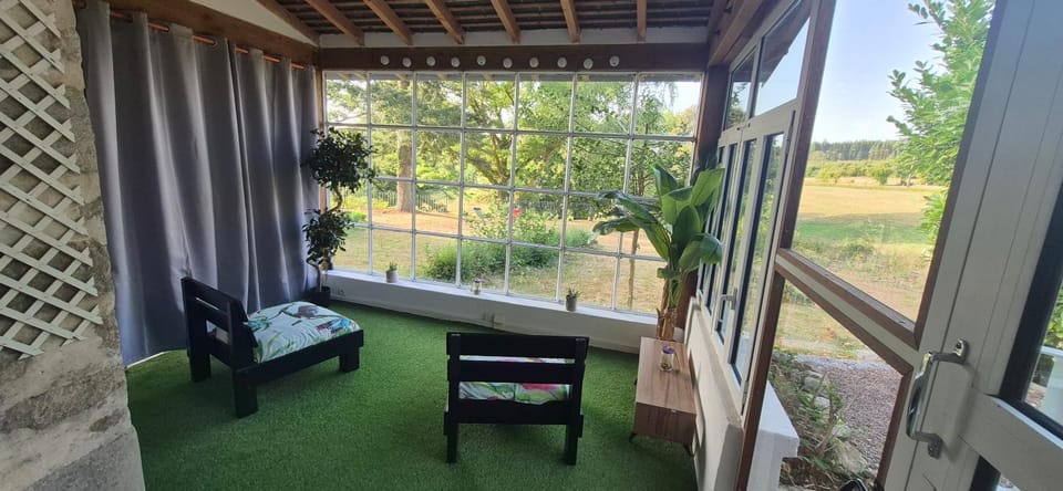 Patio, Spring, Day, Garden, Seating area, Garden view