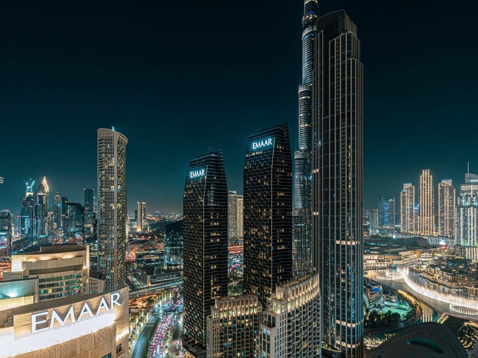 Night, Bird's eye view, City view