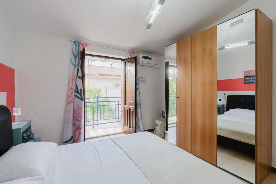Property building, Living room, Bedroom