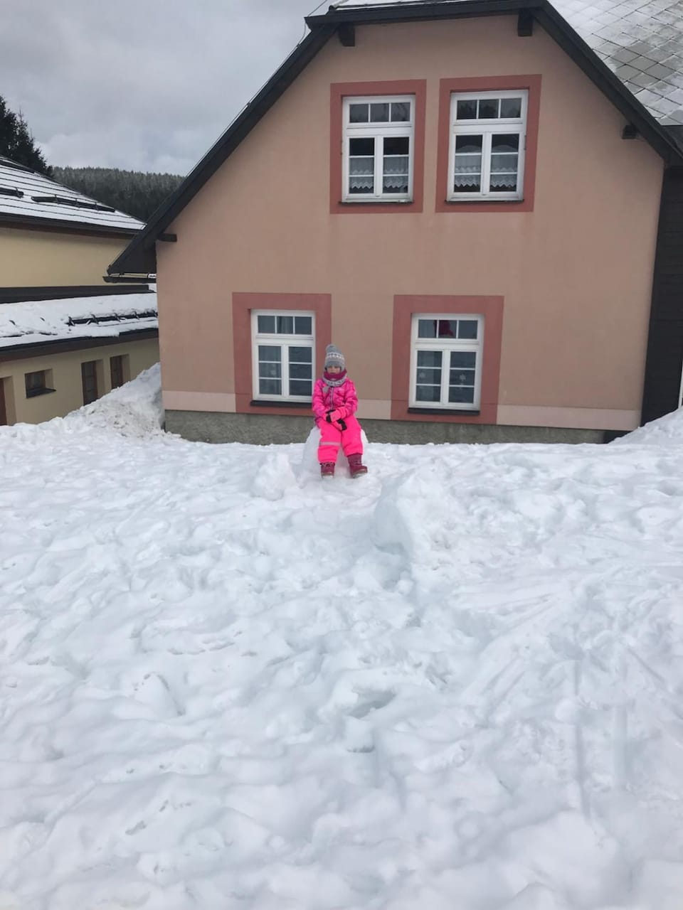 Property building, Winter, Skiing