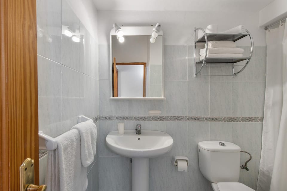 Bathroom, Living room