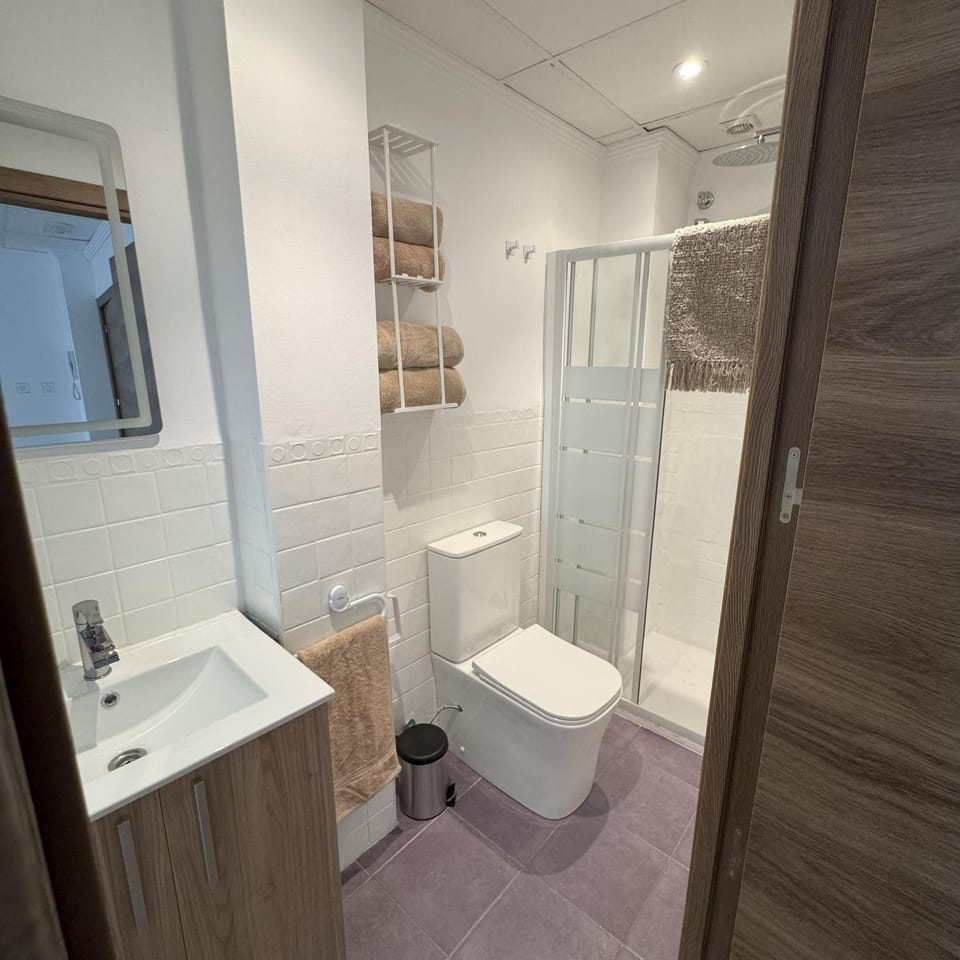 Shower, Toilet, Bathroom, towels