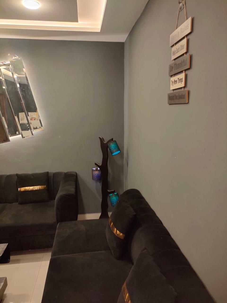 Eiffel View 1BHK Modern Apartment with private Balcony WiFi Apartment in Lahore