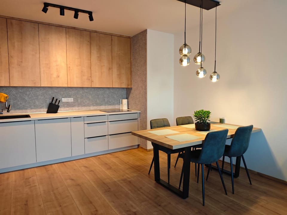 Kitchen or kitchenette, Dining area