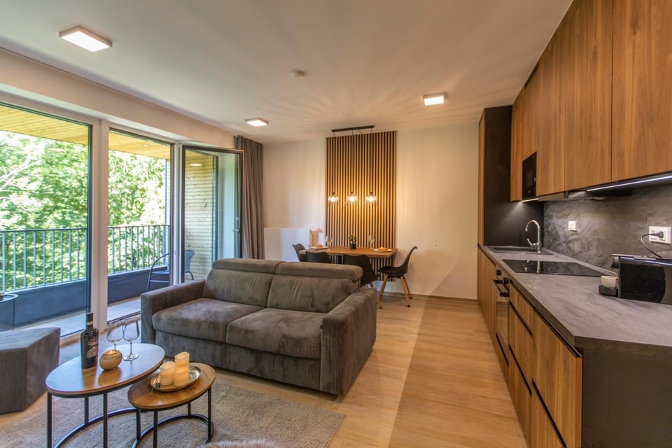 Kitchen or kitchenette, Living room