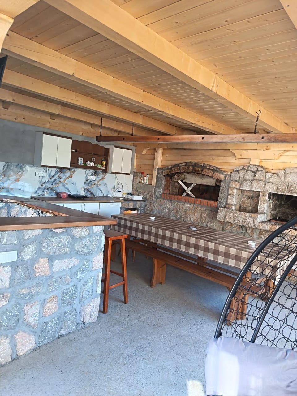 BBQ facilities, Living room, Seating area, Dining area