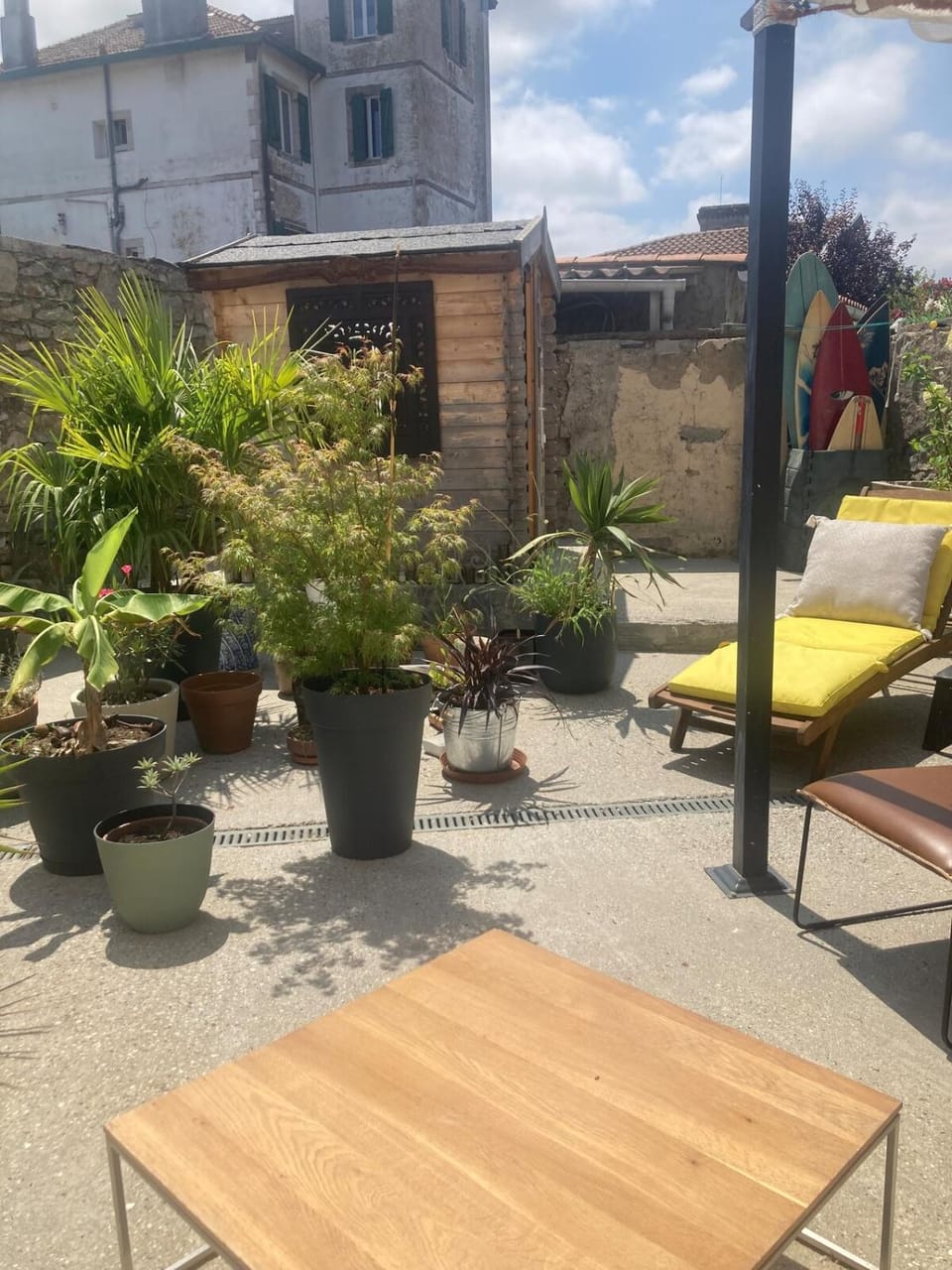 Patio, Garden view